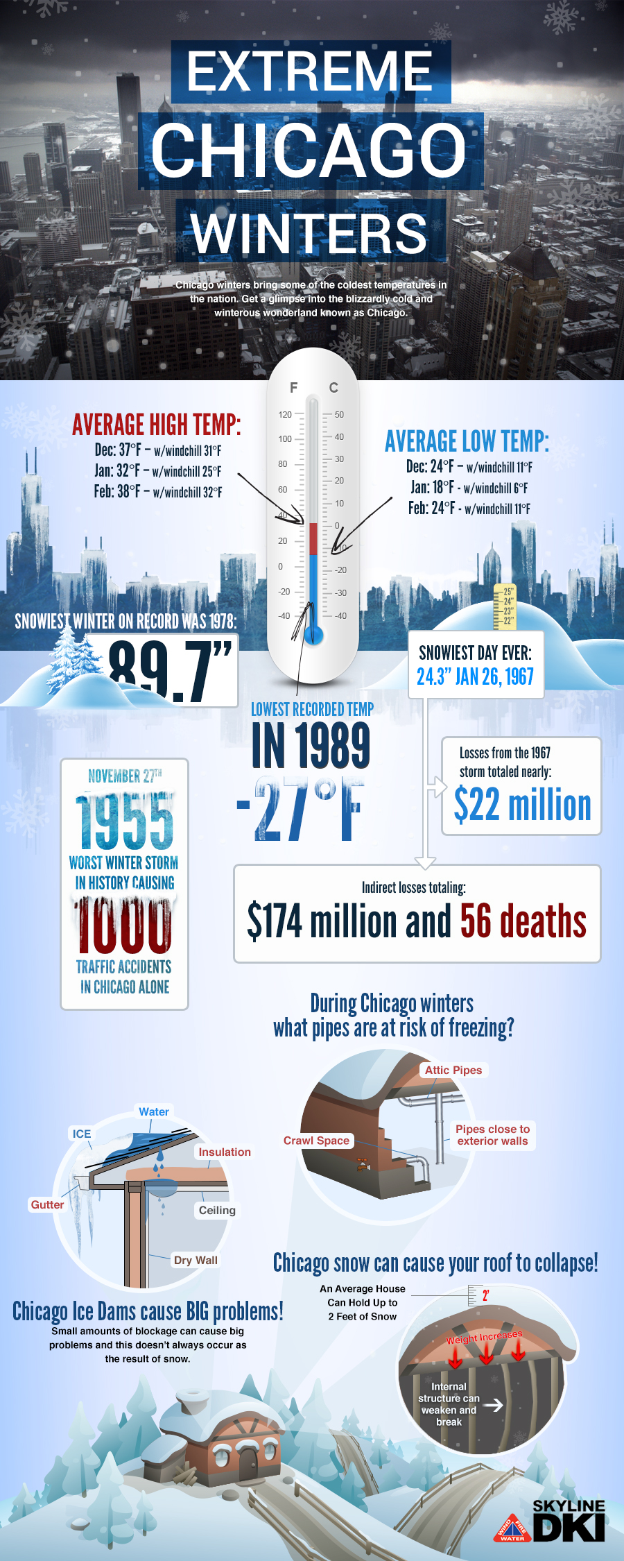 Skyline Infographic - Illinois (Chicago)