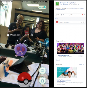 Evergreen Beauty College Pokemon Go