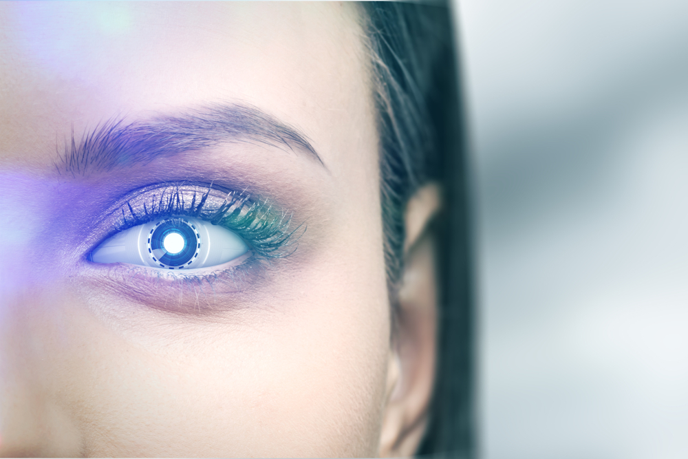 Woman With Robotic Eye