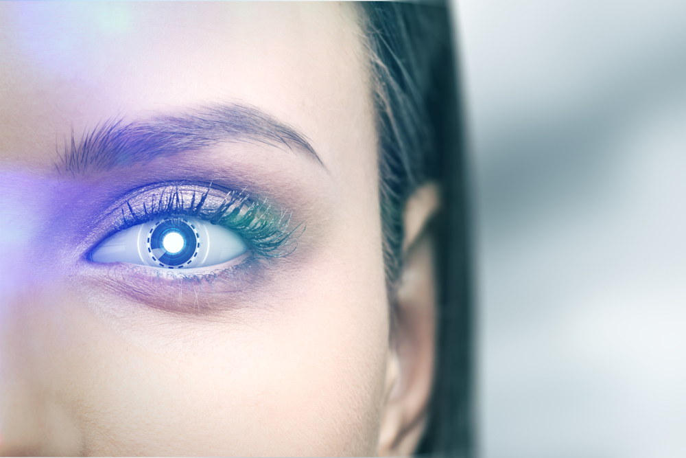 Woman With Robotic Eye