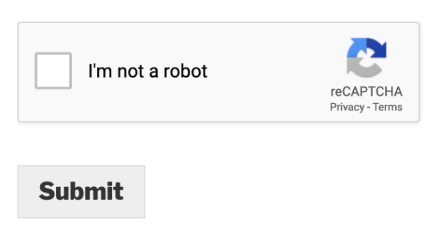 Image of new reCAPTCHA challenge