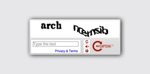 Image of CAPTCHA challenge