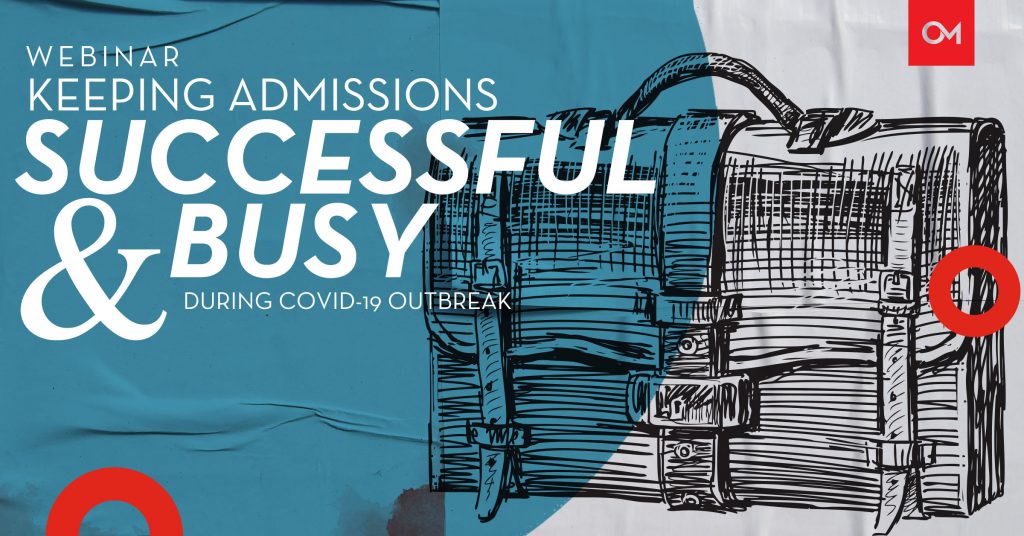 Admissions webinar header.