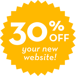 30% Off Your New Website!