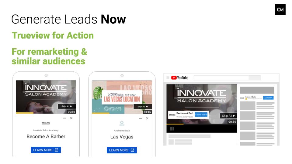 Examples of video ads that can generate leads now