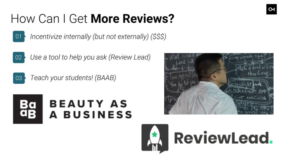 How to get more reviews