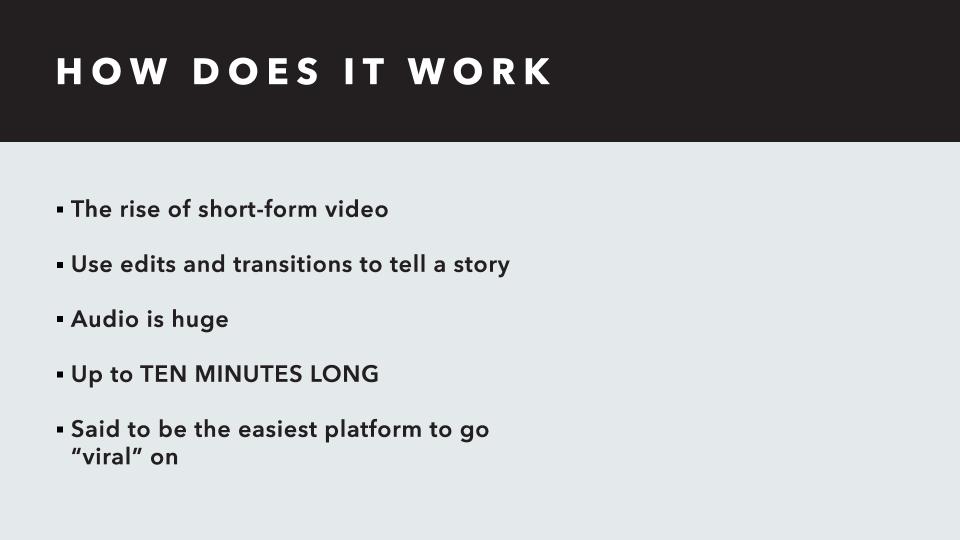 How does TikTok work?